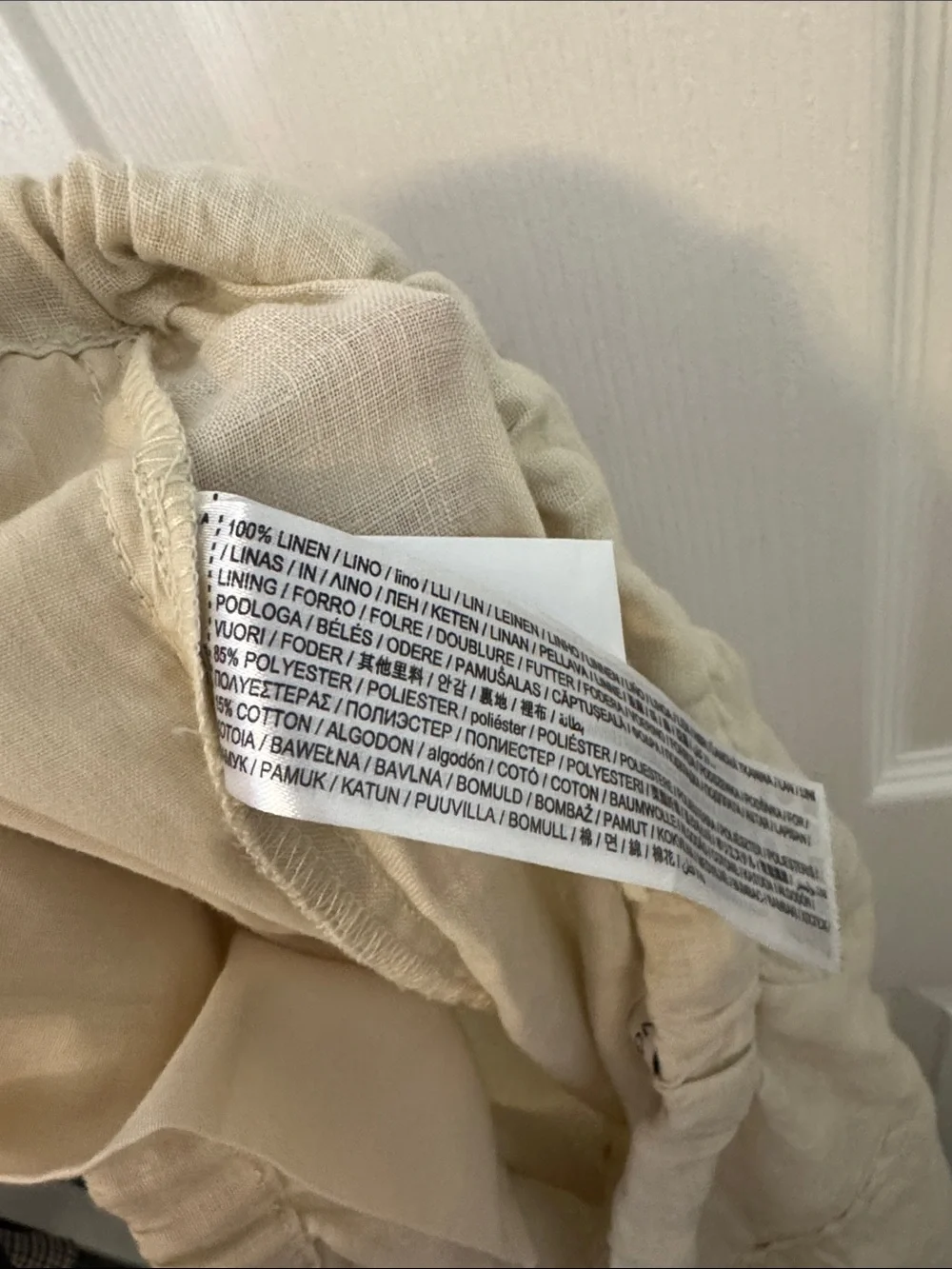 Mango 100% Linen Pants